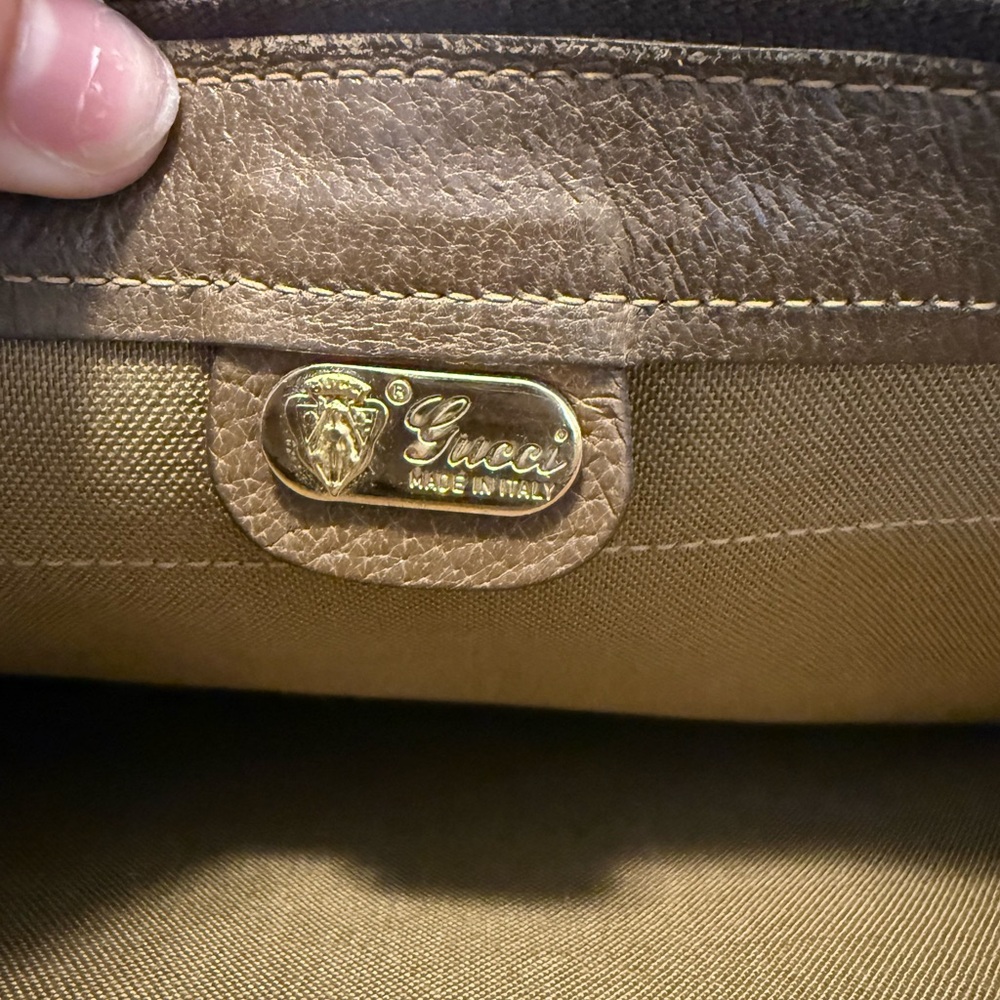Authentic Vintage Gucci Monogram Ophidia Portfolio Toiletry Bag - Picture 9 of 9